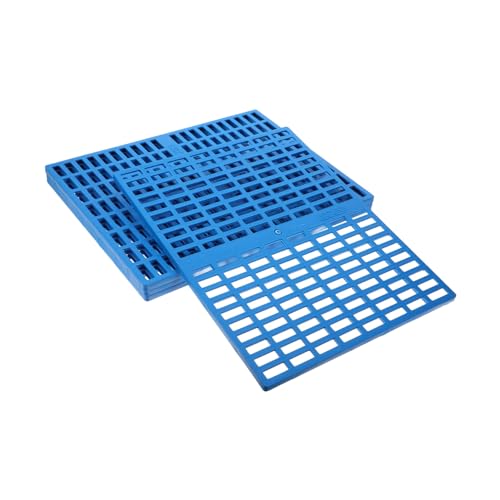 BUGUUYO Fußpolster für Haustiere 4 Stück Kaninchenkäfigmatte Meerschweinchenkäfigmatte Kunststoff Bodenmatte für Hasenkäfige Kaninchenfüße Polster Blau 42 x 33 x 1 cm BUGUUYO Fußpolster für Haustiere 4 Stück Kaninchenkäfigmatte Meerschweinchenkäfigmatte Kunststoff Bodenmatte für Hasenkäfige Kaninchenfüße Polster Blau 42 x 33 x 1 cm von BUGUUYO