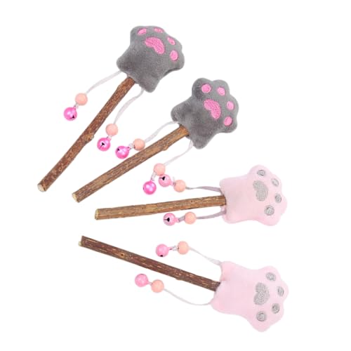 BUGUUYO 4 Stück Katzen Pfoten Plüsch Tier Katzenminze- Katze Plüsch Katzenspielzeug Wandspielzeug Für Katzen Interaktive Katze Kätzchen Katze Klebt Katze Zauberstab Rosa BUGUUYO 4 Stück Katzen Pfoten Plüsch Tier Katzenminze- Katze Plüsch Katzenspielzeug Wandspielzeug Für Katzen Interaktive Katze Kätzchen Katze Klebt Katze Zauberstab Rosa von BUGUUYO