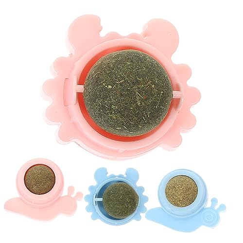 BUGUUYO 4 Stück Katzenminze Katzenminzspielzeug Katzenminzekugeln für die Katzenwand interaktives katzenspielzeug Interactive cat Toy kompakter Katzenknabberball Plastik BUGUUYO 4 Stück Katzenminze Katzenminzspielzeug Katzenminzekugeln für die Katzenwand interaktives katzenspielzeug Interactive cat Toy kompakter Katzenknabberball Plastik von BUGUUYO