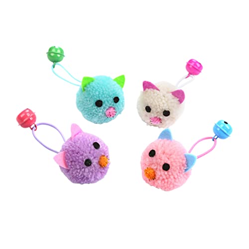 BUGUUYO Spielzeug für Katzen 4 Stück Plüschmaus zum Necken der Katze Katzenbeißspielzeug Katzenkratzspielzeug Kätzchen-Kauspielzeug Katzenglocke Mausspielzeug BUGUUYO Spielzeug für Katzen 4 Stück Plüschmaus zum Necken der Katze Katzenbeißspielzeug Katzenkratzspielzeug Kätzchen-Kauspielzeug Katzenglocke Mausspielzeug von BUGUUYO