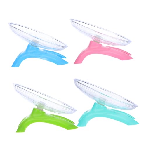 BUGUUYO 4 Stück Mäuse Lautloses Rad Geräuschloses Hamsterrad Hamster Lauftablett Rad Für Haustiermäuse Laufrad Hamster Übungsräder Geräuschloses Spinnrad Fliegende Untertasse Für BUGUUYO 4 Stück Mäuse Lautloses Rad Geräuschloses Hamsterrad Hamster Lauftablett Rad Für Haustiermäuse Laufrad Hamster Übungsräder Geräuschloses Spinnrad Fliegende Untertasse Für von BUGUUYO