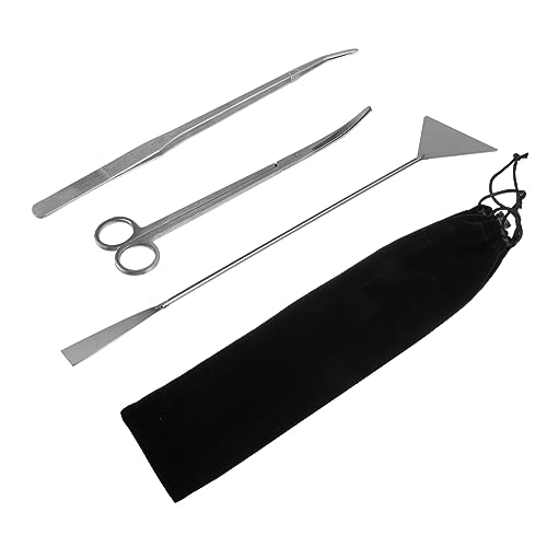 BUGUUYO Aquarium-reinigungsset 4-teiliges Werkzeugset Kiesschere Trimmer Spachtel Für Die Pflanzenpflege BUGUUYO Aquarium-reinigungsset 4-teiliges Werkzeugset Kiesschere Trimmer Spachtel Für Die Pflanzenpflege von BUGUUYO