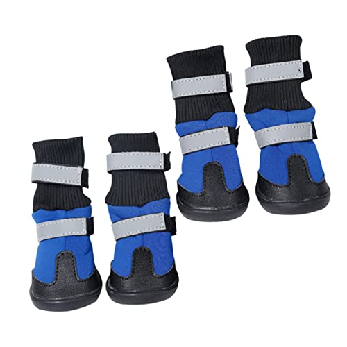 BUGUUYO 4stücke rutschfeste Hundeschuhe wasserdichte Schneestiefel Für Mittelgroße Und Große Hunde Pfotenschutz Für Nassen Und Kalten Für Und Outdoor-aktivitäten BUGUUYO 4stücke rutschfeste Hundeschuhe wasserdichte Schneestiefel Für Mittelgroße Und Große Hunde Pfotenschutz Für Nassen Und Kalten Für Und Outdoor-aktivitäten von BUGUUYO