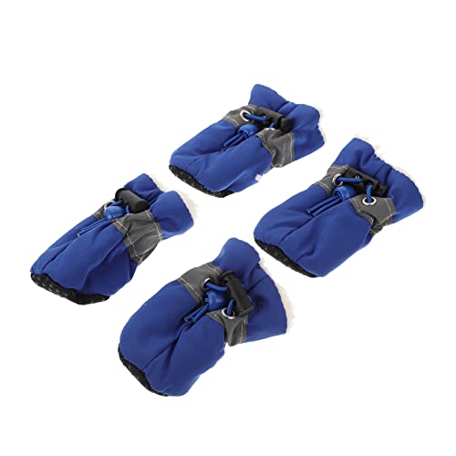 BUGUUYO 4stücke Katzen-warm-Schuhe rutschfeste Pet Schuhe Mit Reflektierendem Design Für Winter Einstellbare Und Pfotenschutz Für Hunde Und Katzen BUGUUYO 4stücke Katzen-warm-Schuhe rutschfeste Pet Schuhe Mit Reflektierendem Design Für Winter Einstellbare Und Pfotenschutz Für Hunde Und Katzen von BUGUUYO