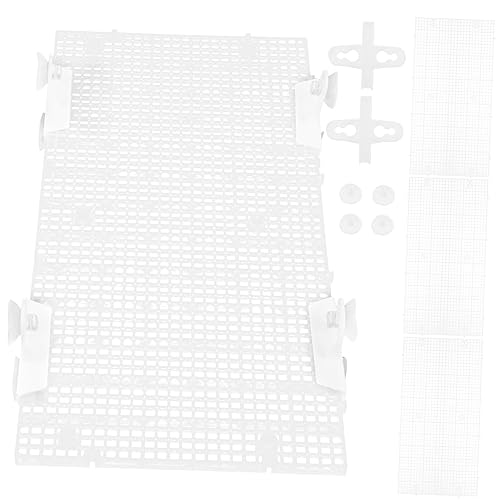 BUGUUYO 4 Stück Trennwand für Aquarien Babyfischtrenner für das Aquarium Kistenteiler Fischnetz Tank trennwand für Aquarium Aquarium-Trennplatte Aquariumisolierung Aquariumgitterboden pp von BUGUUYO