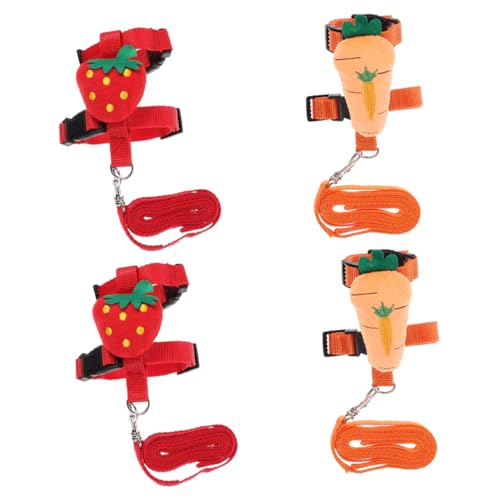 BUGUUYO 4stücke Teiliges Bunny Geschirr Und Set Verstellbar Für Kleine Haustiere Wie Kaninchen Katzen Und Frettchen Leicht Und Für Im Freien BUGUUYO 4stücke Teiliges Bunny Geschirr Und Set Verstellbar Für Kleine Haustiere Wie Kaninchen Katzen Und Frettchen Leicht Und Für Im Freien von BUGUUYO