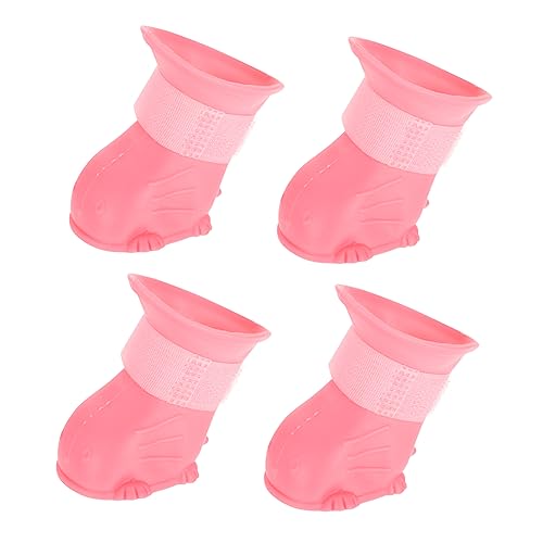 BUGUUYO Hundeschuhe 4 Stück Regenstiefel für Hunde wasserdicht warm für den Außenbereich leicht zu tragen BUGUUYO Hundeschuhe 4 Stück Regenstiefel für Hunde wasserdicht warm für den Außenbereich leicht zu tragen von BUGUUYO