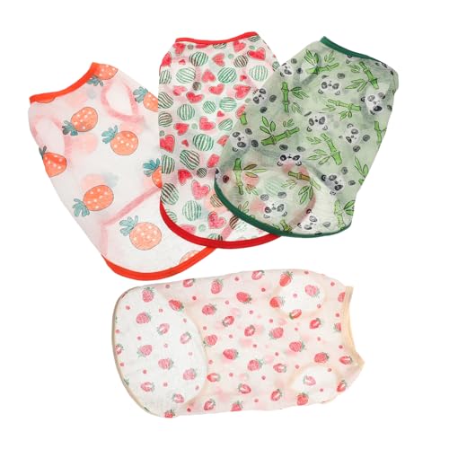 BUGUUYO 4 Stücke Sonnenschutzkleidung Für Haustiere Haustierkleidung Für Katze Süße Hundeshirts Haustierhemden Haustierhundkleidung Haustierhund/katzenweste Welpenhemden Polyester BUGUUYO 4 Stücke Sonnenschutzkleidung Für Haustiere Haustierkleidung Für Katze Süße Hundeshirts Haustierhemden Haustierhundkleidung Haustierhund/katzenweste Welpenhemden Polyester von BUGUUYO