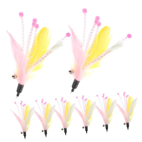 BUGUUYO 5sets Interaktive Katze Teaser Spielzeug Für Katzen Katze Spielzeug Ersatz 8 Stücke * 5 BUGUUYO 5sets Interaktive Katze Teaser Spielzeug Für Katzen Katze Spielzeug Ersatz 8 Stücke * 5 von BUGUUYO