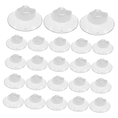 BUGUUYO 40stücke Transparente Saugnäpfe Für Aquarien Geeignet Für Glasfischtanks Zur Dekoration Von Aquarien Und Zubehör Für Wasserschildkrötentanks von BUGUUYO