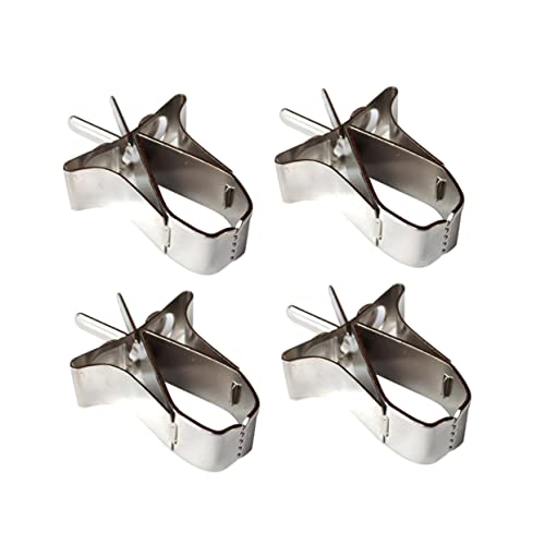 BUGUUYO Vogelfutterhalter 4er-Set Käfig-obsthalter-Clips Für Papageien Hamster Ratten Vögel Silber BUGUUYO Vogelfutterhalter 4er-Set Käfig-obsthalter-Clips Für Papageien Hamster Ratten Vögel Silber von BUGUUYO