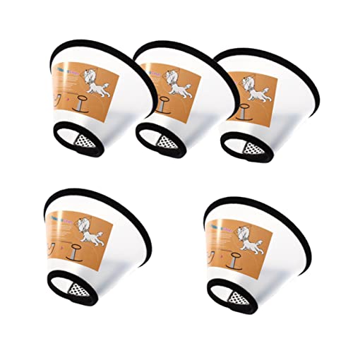 BUGUUYO Elisabethanisches Für Haustiere 5-teiliges Set Größe 7 16–18 cm Für Und Hunde Halsschutz BUGUUYO Elisabethanisches Für Haustiere 5-teiliges Set Größe 7 16–18 cm Für Und Hunde Halsschutz von BUGUUYO