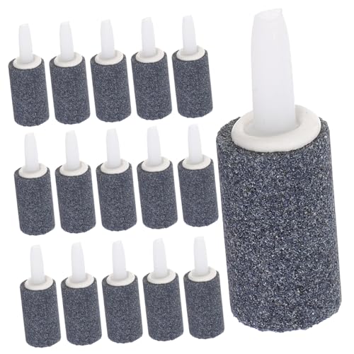 BUGUUYO 50 Stück Aquarium Air Stones Blase Diffusor Für Fisch Pumpe Zubehör Wiederverwendbare Airstones Präsentieren Für Fische von BUGUUYO