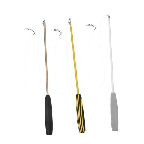 BUGUUYO 6stücke Teiliges Einziehbares Katzenspielzeug Interaktive Teaser-Sticks Für Katzen DIY Katzenangel Bunte Farben Zufällige Auswahl BUGUUYO 6stücke Teiliges Einziehbares Katzenspielzeug Interaktive Teaser-Sticks Für Katzen DIY Katzenangel Bunte Farben Zufällige Auswahl von BUGUUYO