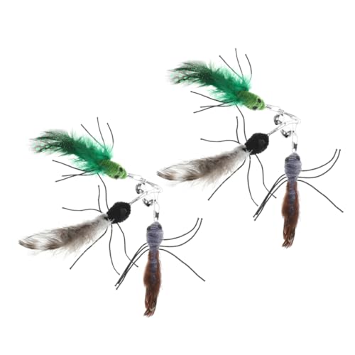 BUGUUYO 6stücke Pack Ersatzspiralen Für Katzenangel Robuste Spirale Und Kunststoffteile Interaktive Spielzeug-ersatz Vielfältige Designs Für Kätzchen Und Katzen von BUGUUYO