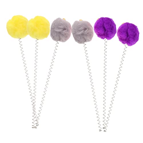 BUGUUYO 6 Stück Katzenspielzeug Mit Saugnapf Katzenspielzeug Für Kätzchen Interaktive Mäuse Haustierspielzeug Für Kätzchen Interaktive Katzenspielzeugbälle Kätzchen Teasing Stick BUGUUYO 6 Stück Katzenspielzeug Mit Saugnapf Katzenspielzeug Für Kätzchen Interaktive Mäuse Haustierspielzeug Für Kätzchen Interaktive Katzenspielzeugbälle Kätzchen Teasing Stick von BUGUUYO