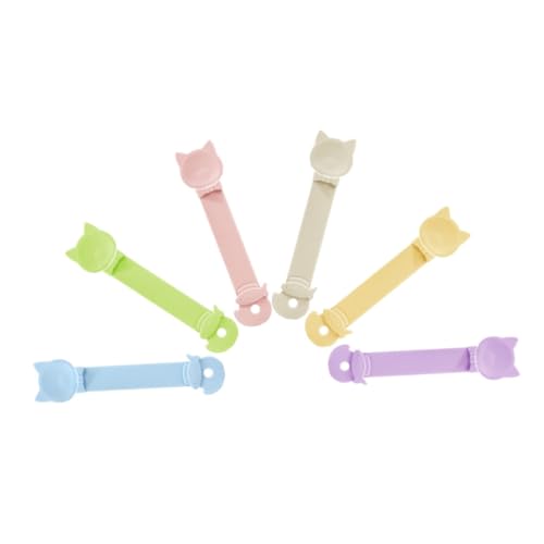 BUGUUYO 6 Stück Katzenstreifen -Feeder Futternapf Für Katzen Quetsche Cat Treat Löffel Futterlöffel Für Katzensnacks Leckerli-futterlöffel Für Katzen Katzenbehandlungspender Plastik von BUGUUYO