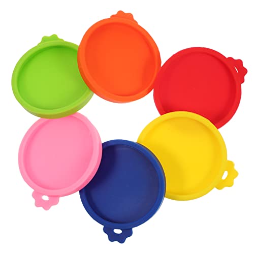BUGUUYO 6pcs Pet Können Deckel Silikon Lebensmittel Lagerung Luftdichten Verschluss Deckel Für Tiernahrung Bin von BUGUUYO