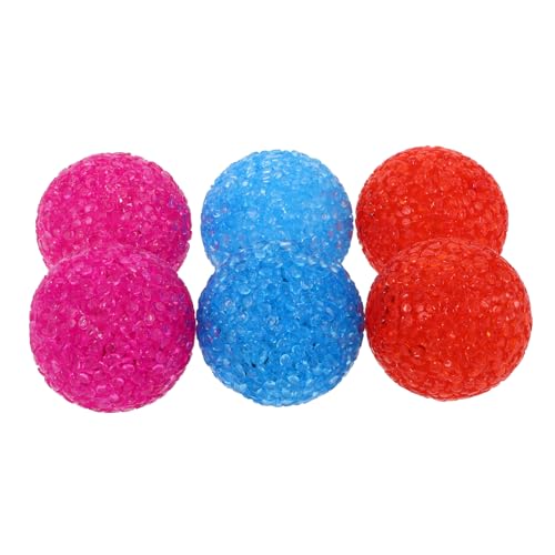 BUGUUYO 6stücke Katzenspielzeug Interaktiv Ball Mit Glocke Plastikbällchen Für Katzen Katzenbälle Zum Trainieren Katzenspielzeug Zur Selbstbeschäftigung Für Kätzchen von BUGUUYO