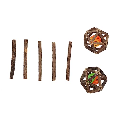 BUGUUYO Zahnungsspielzeug Für Kätzchen Molar Sticks 7-teiliges Katzenspielzeug Aus Holz Zum Reinigen Der Zähne Kauspielzeug Für Babykatzen Unterhaltsame Funktionen BUGUUYO Zahnungsspielzeug Für Kätzchen Molar Sticks 7-teiliges Katzenspielzeug Aus Holz Zum Reinigen Der Zähne Kauspielzeug Für Babykatzen Unterhaltsame Funktionen von BUGUUYO