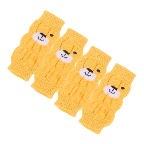 BUGUUYO 8 STK Haustier socken Hündchen Hundebein Hund fußstütze gemeinsam Welpenknie Cartoon Hundesocken Entzückende Haustierstrümpfe Anti-Rutsch-Socke für Haustiere Baumwolle Yellow BUGUUYO 8 STK Haustier socken Hündchen Hundebein Hund fußstütze gemeinsam Welpenknie Cartoon Hundesocken Entzückende Haustierstrümpfe Anti-Rutsch-Socke für Haustiere Baumwolle Yellow von BUGUUYO