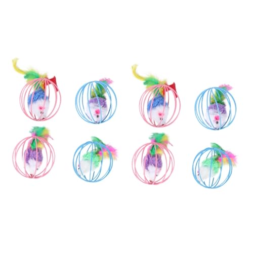 BUGUUYO 8 STK Katzenspielzeug Plüsch-mäuse-Spielzeug Plüsch Katzen+Spielzeug Kätzchen, Das Plüschtier Neckt Scrump Plüsch Plüschtiere Fang Das Rattenspielzeug Kunststoff Und Draht BUGUUYO 8 STK Katzenspielzeug Plüsch-mäuse-Spielzeug Plüsch Katzen+Spielzeug Kätzchen, Das Plüschtier Neckt Scrump Plüsch Plüschtiere Fang Das Rattenspielzeug Kunststoff Und Draht von BUGUUYO