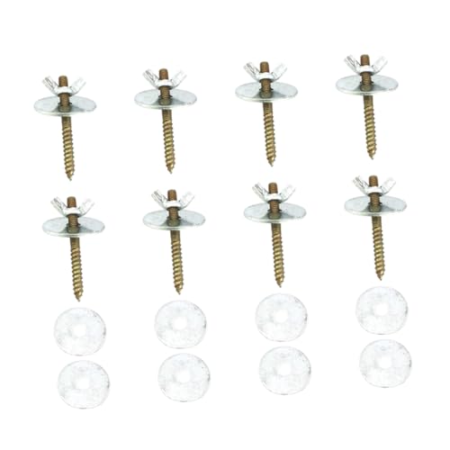 BUGUUYO Vogelkäfig-zubehör Aus Edelstahl 8-teiliges Befestigungsschrauben-Set Für Papageien Hamster Kleintiere BUGUUYO Vogelkäfig-zubehör Aus Edelstahl 8-teiliges Befestigungsschrauben-Set Für Papageien Hamster Kleintiere von BUGUUYO