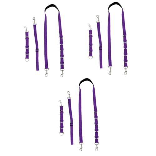 BUGUUYO 9 STK Haustierpflegeseil pet Grooming hundegurt Schönheitsset für Haustiere Zubehör hundegeschirr Helfer bei der Hundepflege Hundeleine und Halsband Polypropylen Violett BUGUUYO 9 STK Haustierpflegeseil pet Grooming hundegurt Schönheitsset für Haustiere Zubehör hundegeschirr Helfer bei der Hundepflege Hundeleine und Halsband Polypropylen Violett von BUGUUYO