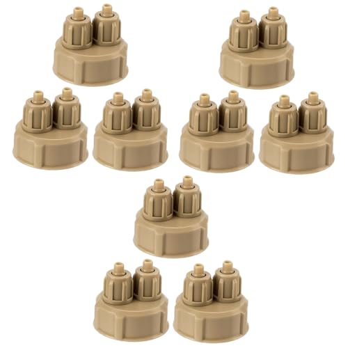 BUGUUYO 9 STK Kohlendioxid selber Machen Kohlenstoff Aquarium co2 austauschbare co2-kappen aquaristik zubehör co2 Flasche CO2-Deckel für Aquarien co2-diffusor für Aquarium Abs Light Brown BUGUUYO 9 STK Kohlendioxid selber Machen Kohlenstoff Aquarium co2 austauschbare co2-kappen aquaristik zubehör co2 Flasche CO2-Deckel für Aquarien co2-diffusor für Aquarium Abs Light Brown von BUGUUYO