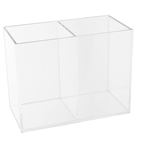 BUGUUYO Acryl-Aquarium - Desktop-Aquarium, Stapelbar, Goldfischbecken, Futterbecken, Fischzubehör, Dekoration, für Fische, Innenbereich BUGUUYO Acryl-Aquarium - Desktop-Aquarium, Stapelbar, Goldfischbecken, Futterbecken, Fischzubehör, Dekoration, für Fische, Innenbereich von BUGUUYO