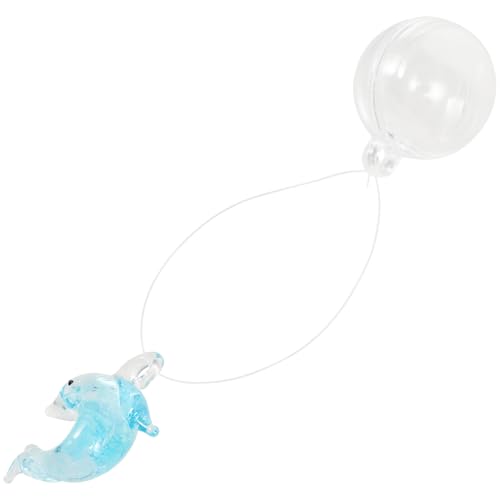 BUGUUYO Aquarium Schwimmende Dekoration Fisch Quallenbecken -licht-Aquarium Luftpumpe Für Aquarien Oktopus Luftpumpen Für Aquarien Schwebend Gefälschtes Aquarium Tank Glas Sky-Blue von BUGUUYO