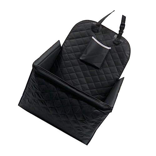 BUGUUYO Auto Haustier Matte verdickte Hundeautositze Autositze für Hunde Reiseautositz Dog for car Hunde autositz hundeautositze mit Gurt große hundeautositze Oxford-Stoff Black von BUGUUYO