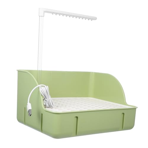 BUGUUYO Automatische Vogelbadewanne mit Duschkopf und Zirkulationssystem Effizientes Wassersparen für Papageien und Sittiche Sorgt für Sauberes Badeerlebnis und Gesunde Umgebung von BUGUUYO