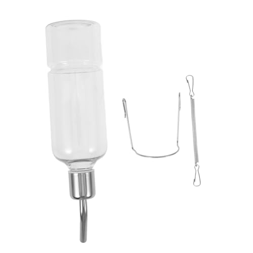 BUGUUYO Automatischer Wasserspender Hängende Wasserflasche Für Kleintiere Kaninchen Katzen Vögel Mit Kugeldesign Zum Einfachen Trinken Aus Umweltfreundlichem Kunststoff Praktisch Für von BUGUUYO