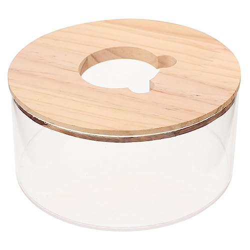 BUGUUYO Hamstersandbadebox Aus Kleine Haustierbox Mit Deckel Hamster-versteck Meerschweinchen-Toilette Rattenbox Badebecken Für Hamster Und Ratten von BUGUUYO