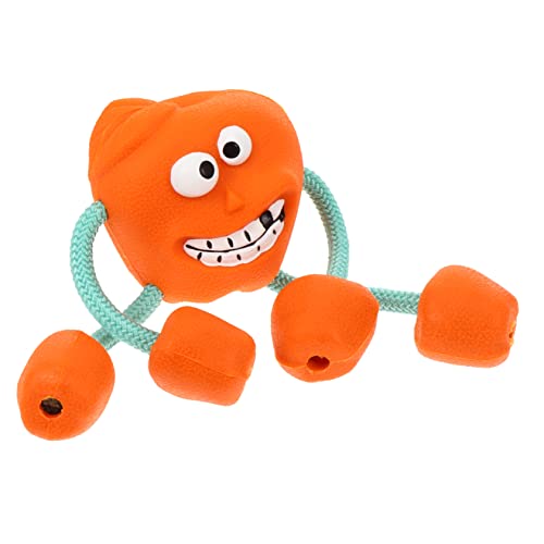 BUGUUYO Hundespielzeug Zahnpflege Interaktiver Kauspielzeugball Langlebigem Mit Geräuschfunktion Für Kleine Große Hunde Und Training von BUGUUYO