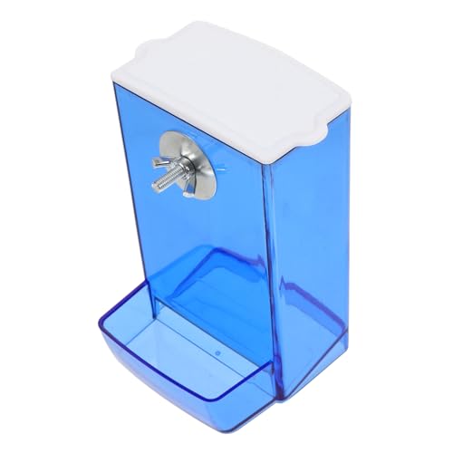 BUGUUYO Vogelfutterautomat Für Käfige Transparente Futterstation Für Wellensittiche Nymphensittiche Und Andere Vögel Automatischer Futterspender Aus Robustem Einfache Montage Und von BUGUUYO