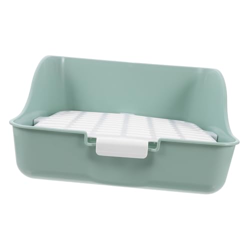 BUGUUYO Kaninchentoilette Meerschweinchentoilette Ecktoilette Haustierurinal Große Kaninchentoilette Box Toilette BUGUUYO Kaninchentoilette Meerschweinchentoilette Ecktoilette Haustierurinal Große Kaninchentoilette Box Toilette von BUGUUYO