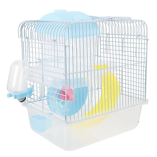 BUGUUYO Hamsterkäfig Groß Mit Trinkflaschen Laufrädern Und Futternäpfen Abnehmbarer Kunststoffwanne Und Zubehörteilen Für Zwerghamster Mäuse Und Rennmäuse BUGUUYO Hamsterkäfig Groß Mit Trinkflaschen Laufrädern Und Futternäpfen Abnehmbarer Kunststoffwanne Und Zubehörteilen Für Zwerghamster Mäuse Und Rennmäuse von BUGUUYO