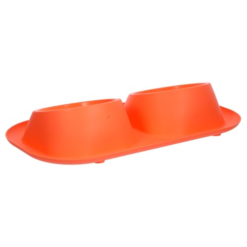 BUGUUYO Doppelter Futternapf mit Rutschfester Basis Kunststoff Napf für Katzen und Kleine Hunde Praktische Futter Wasserschale Auslaufsicher Geeignet für Innen Außenbereich BUGUUYO Doppelter Futternapf mit Rutschfester Basis Kunststoff Napf für Katzen und Kleine Hunde Praktische Futter Wasserschale Auslaufsicher Geeignet für Innen Außenbereich von BUGUUYO