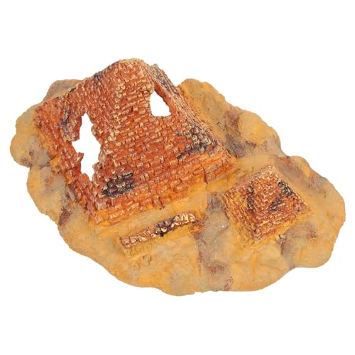 BUGUUYO Harz Reptil Schlange Versteckt Pyramide Höhle Verstecken Shelter Container BUGUUYO Harz Reptil Schlange Versteckt Pyramide Höhle Verstecken Shelter Container von BUGUUYO