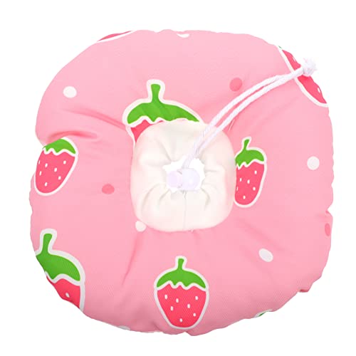 BUGUUYO Elizabeth weicher Kreis für Katze LED-Hundehalsband Hundemaulkorb Pfoten Lecken hundekragen hundehalstuch Kätzchen Erholungshalsband -Erholungskegel Baumwolle Rosa von BUGUUYO