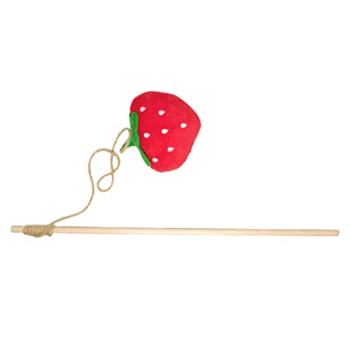 BUGUUYO Katzenspielzeug Interaktiver Katzenangel Mit Strawberry-Design Leicht Und Tragbar Fördert Bewegung Und Gesundheit Stimuliert Neugier Für Zuhause Und Unterwegs BUGUUYO Katzenspielzeug Interaktiver Katzenangel Mit Strawberry-Design Leicht Und Tragbar Fördert Bewegung Und Gesundheit Stimuliert Neugier Für Zuhause Und Unterwegs von BUGUUYO