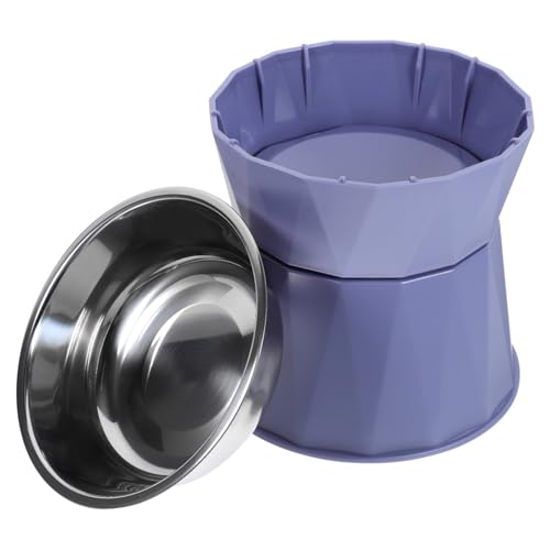 BUGUUYO Erhöhter Katzenfutternapf Mit Rutschfestem Design Einstellbare Höhe Für Komfortables Fressen Und Trinken Für Katzen Und Kätzchen Tierzubehör von BUGUUYO
