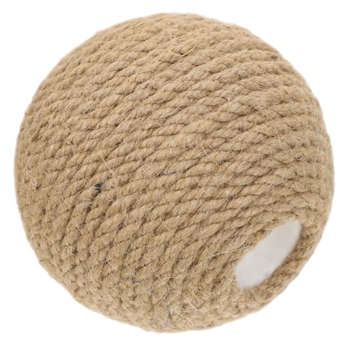 BUGUUYO Ersatzball Für Katzenklettergerüst Katzenbälle Kratzball Für Haustiere Katzenbedarf Bälle Für Katzenboden Kratzbälle Für Katze Haustier Katzenkratzer Sisal Light Brown BUGUUYO Ersatzball Für Katzenklettergerüst Katzenbälle Kratzball Für Haustiere Katzenbedarf Bälle Für Katzenboden Kratzbälle Für Katze Haustier Katzenkratzer Sisal Light Brown von BUGUUYO