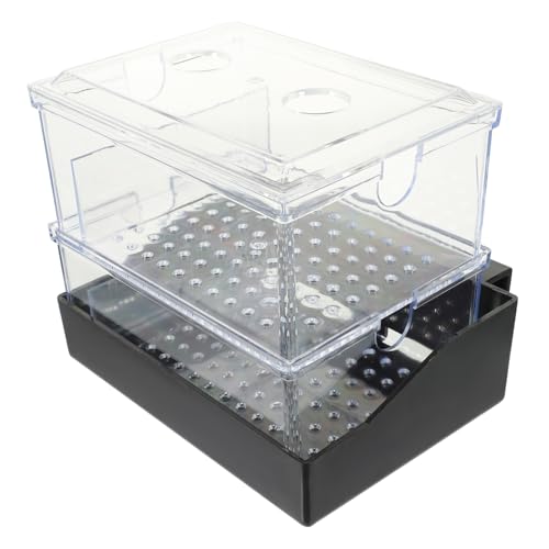 BUGUUYO Fischtank Tropfkasten Haustierkanisterdeckel Aquarien Wiederaufladbares Pumpenset Brüterei Aquariumbecher Wassersystem Schwammspender Fischaquarium Für Fische Auto Transparenter von BUGUUYO