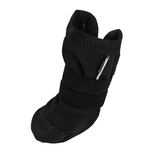 BUGUUYO wasserdichte Hundepfotenstiefel Für Große Hunde rutschfeste Haustierschuhe Für Draußen Schützender Hundeschuh Für Spaziergänge Im Freien Bequeme Pfotenstiefel Für Kleine von BUGUUYO