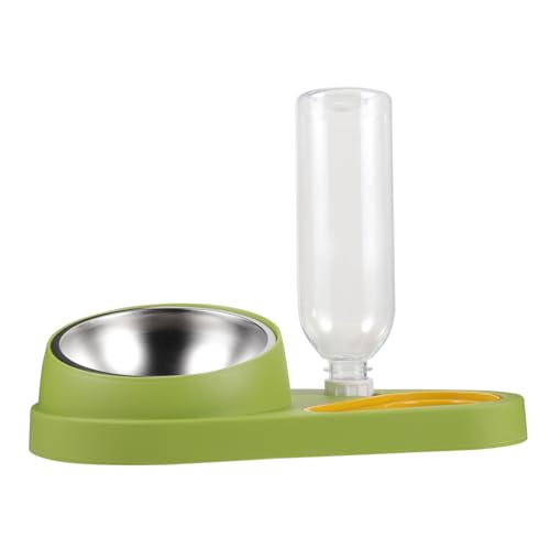 BUGUUYO Futterautomat Für Haustiere Container Tierischer Trinkteller Wasserspender Spaniel Futterautomat Nassfutter Für Katzen Erhöhte Hundenäpfe Hundefutterspender Light Green Plastik BUGUUYO Futterautomat Für Haustiere Container Tierischer Trinkteller Wasserspender Spaniel Futterautomat Nassfutter Für Katzen Erhöhte Hundenäpfe Hundefutterspender Light Green Plastik von BUGUUYO