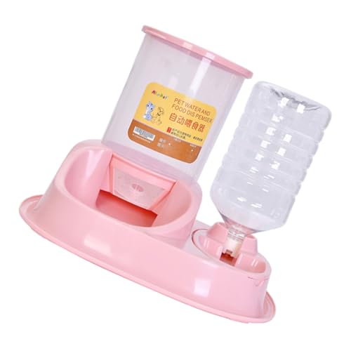 BUGUUYO Katzenfutter- und Wassernapf-Set automatischer Futterspender für Haustiere Wasserspender mit großer Kapazität für Katzen und Hunde leicht zu reinigen BUGUUYO Katzenfutter- und Wassernapf-Set automatischer Futterspender für Haustiere Wasserspender mit großer Kapazität für Katzen und Hunde leicht zu reinigen von BUGUUYO
