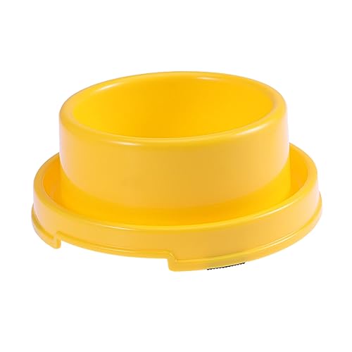 BUGUUYO Futternäpfe für Hunde katzennäpfe pet Supplies cat Bowl katzenfutter schüssel dogbowl Welpenfutter Haustierfuttermatte puce Futternäpfe für Katzen Futternäpfe für Haustiere Yellow von BUGUUYO